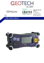 Предварительный просмотр 1 страницы QED Geotech SEM5000 Operating Manual