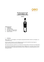 Предварительный просмотр 1 страницы QEO FHT60 Instruction Manual