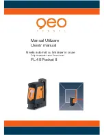 QEO FL 40 Pocket II User Manual предпросмотр