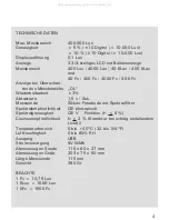 Preview for 4 page of QEO FLM 400 Data User Manual