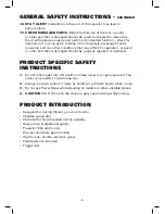 Preview for 5 page of QEP 21665Q Owner'S Manual