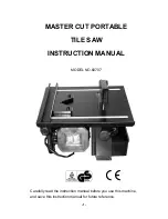 Preview for 1 page of QEP 60707 Instruction Manual