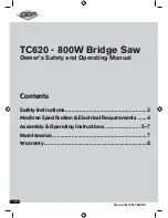 Предварительный просмотр 2 страницы QEP TC620 Owner'S Safety And Operating Manual