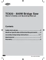 Preview for 2 page of QEP TC620 Owner'S Safety And Operating Manual