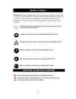 Preview for 3 page of QEP TILE SAW 60707 Instruction Manual