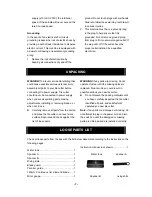 Preview for 7 page of QEP TILE SAW 60707 Instruction Manual