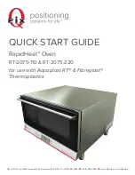 qfix RapidHeat RT-2075-110 Quick Start Manual preview