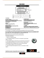 Preview for 5 page of QFX PBX-1202BT Operating Instructions Manual