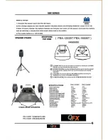 Preview for 6 page of QFX PBX-1202BT Operating Instructions Manual