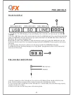 Preview for 6 page of QFX PBX-2080 BLK User Manual