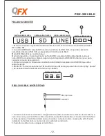 Preview for 13 page of QFX PBX-2080 BLK User Manual