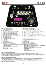 Preview for 3 page of QFX PBX-210 User Manual