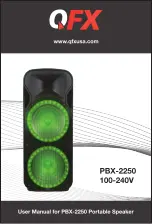 Preview for 1 page of QFX PBX-2250 User Manual