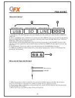 Предварительный просмотр 6 страницы QFX PBX-3080BT User Manual