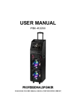 QFX PBX-412200 User Manual предпросмотр