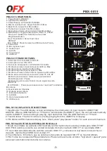 Preview for 3 page of QFX PBX-5015 User Manual