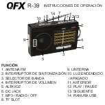 Preview for 3 page of QFX R-39 Operating Instructions Manual