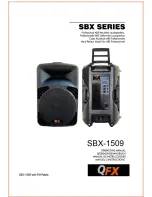 QFX SBX-1509 Operating Manual preview