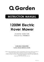 QGarden QG30-1200 Instruction Manual preview