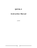 QHYCCD QHY8L-C Instruction Manual предпросмотр