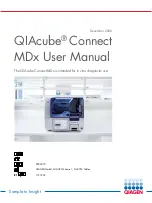 Qiagen QIAcube Connect MDx User Manual предпросмотр