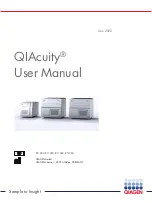 Qiagen QIAcuity 911000 User Manual preview