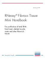 Предварительный просмотр 1 страницы Qiagen RNeasy Fibrous Tissue Handbook