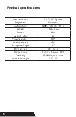 Preview for 6 page of Qian QPM-T17-01 User Manual