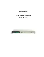 Qianjin  Electronic OT86-4F User Manual предпросмотр