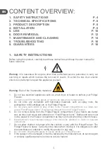 Preview for 4 page of Qilive Q.6824 User Manual