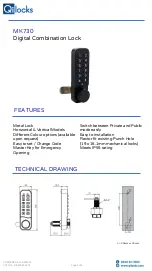 Preview for 2 page of QiLocks MK730 Manual