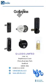 Preview for 7 page of QiLocks MK731 Quick Start Manual