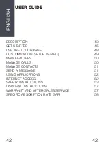 Предварительный просмотр 42 страницы QIMMIQ RS 501 CRUSOE User Manual