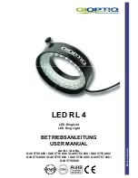 Preview for 1 page of Qioptiq LED RL 4 User Manual