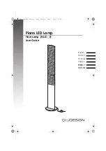 Preview for 1 page of QisDESIGN Piano LED Lamp User Manual