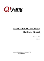 Qiyang GF-RK3399-CM Hardware Manual предпросмотр