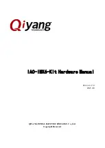 Предварительный просмотр 1 страницы Qiyang IAC-IMX6-Kit Hardware Manual