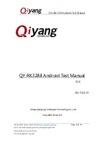 Qiyang QY-RK3288 Manual preview