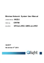 Qlight QTG L-WIZ Series User Manual предпросмотр