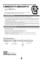 Preview for 1 page of Qlight QWCD35T-TI Manual