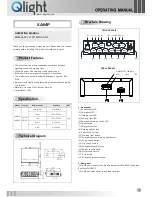 Предварительный просмотр 1 страницы Qlight SAMP12 Operating Manual