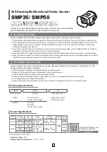 Qlight SMP50 User Manual preview