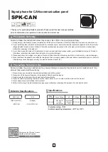 Qlight SPK-CAN User Manual preview