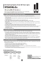 Preview for 1 page of Qlight STB45ML-Ex User Manual