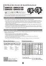 Preview for 1 page of Qlightec QWH35 Manual
