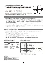 Qlightec S60AD/QAD Series Manual предпросмотр