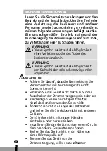 Preview for 4 page of Qlima D 720 Cube Operating Manual