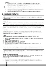 Preview for 8 page of Qlima D 810 Smart User Manual