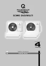 Qlima exellence premium SCM45 DUO Operating Manual preview