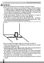 Preview for 26 page of Qlima GH 438 B-2 Directions For Use Manual